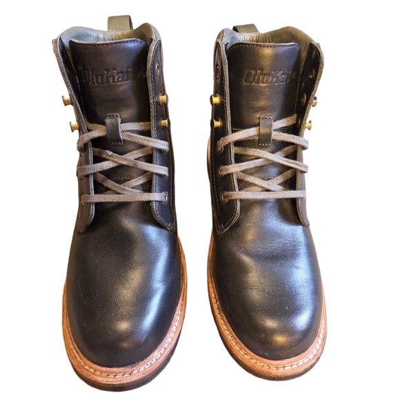 OluKai Kīlākila (Kilakila) Waterproof Leather Boots – Men’s Size 7 (EUR 40)